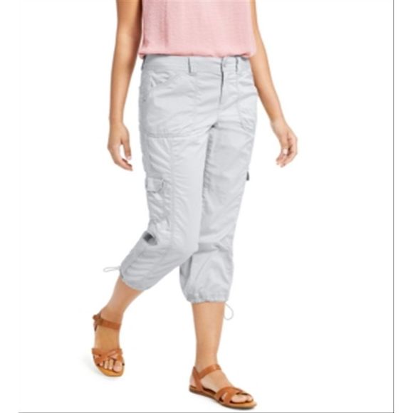 Style & Co. Pants & Jumpsuits Style Co Womens Curvy Fit Cargo Capri